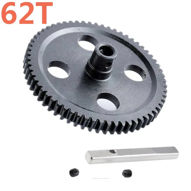 RC Cars 0015 Black Metal Spur Diff главный шестерни центральный редукционный механизм 62T