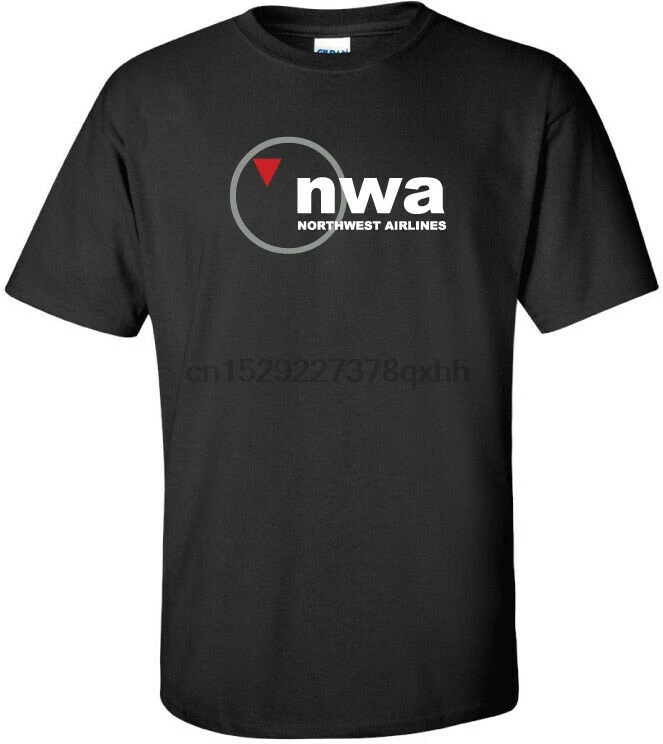 

Винтажная Футболка NWA с логотипом авиакомпании США