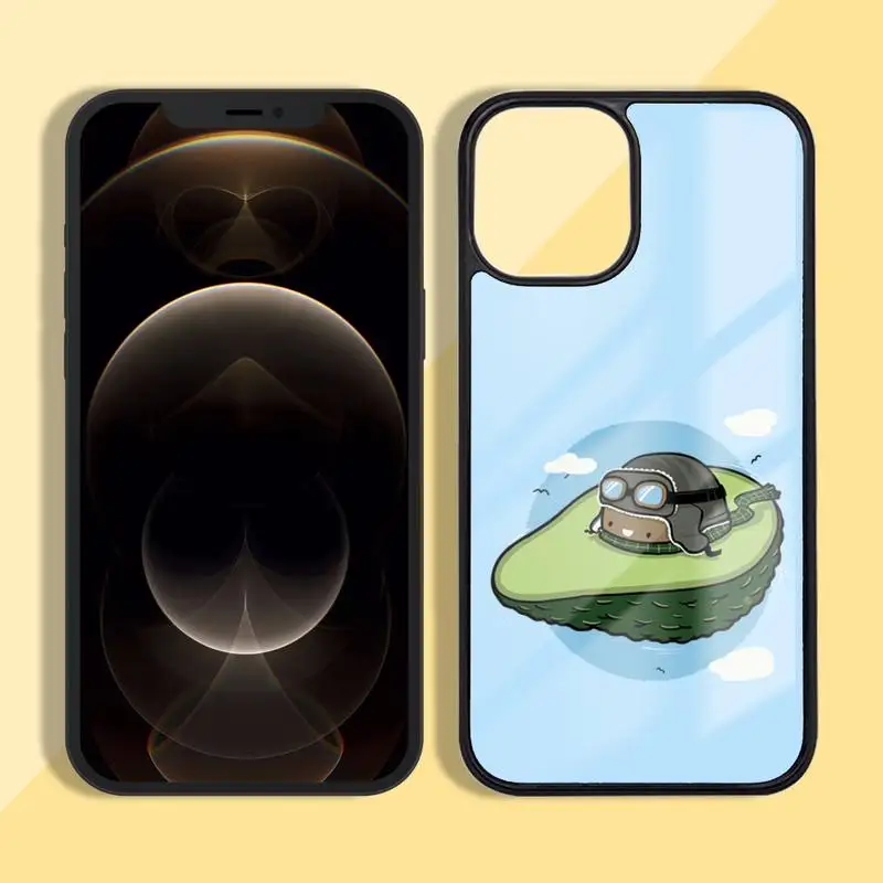 

avocado aesthetic cute Phone Case Silicone TPU+PC For iPhone11 12 mini Pro MAX 7 8 Plus X XR XS Samsung S20 10 9 8 Plus ultra