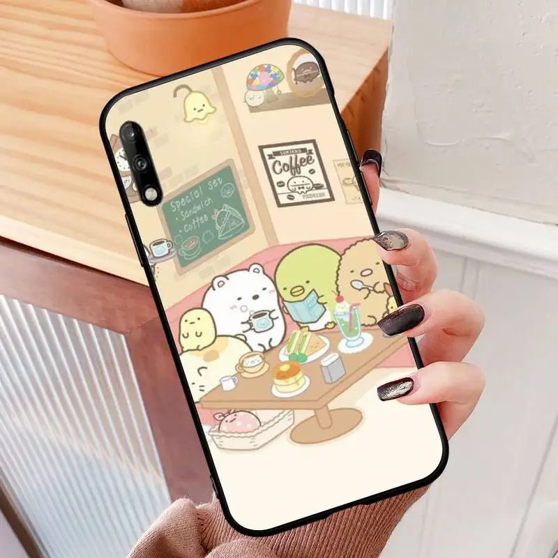 

Kawaii sumikko gurashi Phone Case For Samsung A51 6 7 8 9 71 10 20 40 50 70 30 S Plus 2018 Cover Fundas Coque