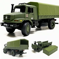 high quality 136 alloy military transport truck model off road toy car model collection ornaments for kids toy free shipping