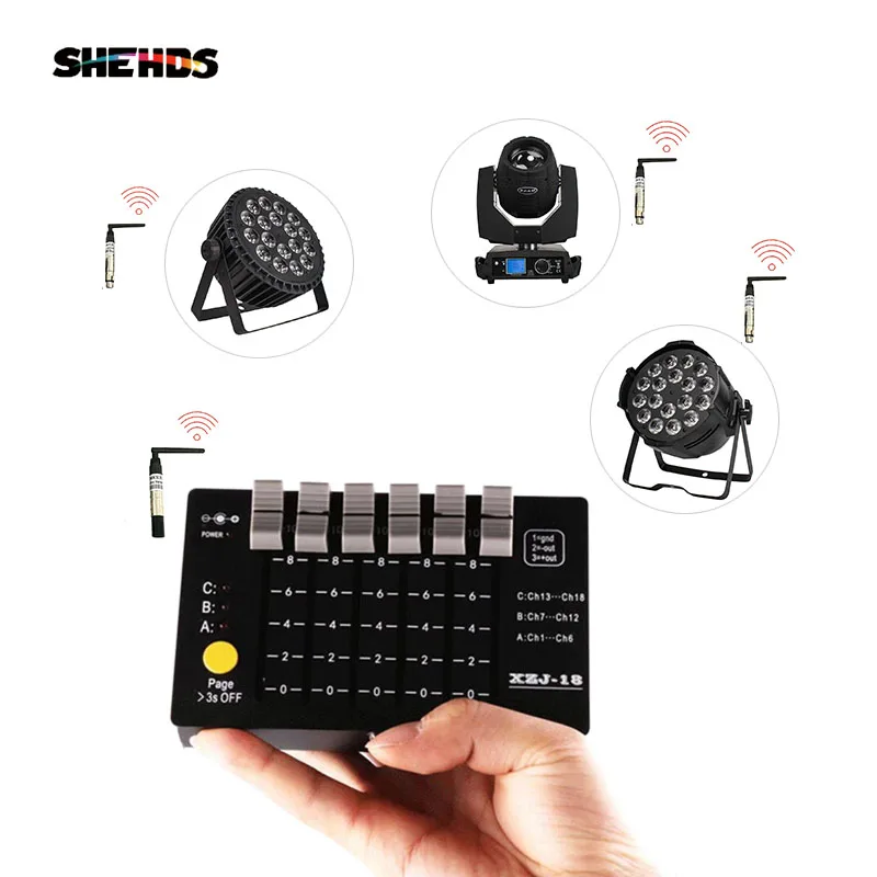 Портативный беспроводной мини пульт дистанционного управления DMX передатчик