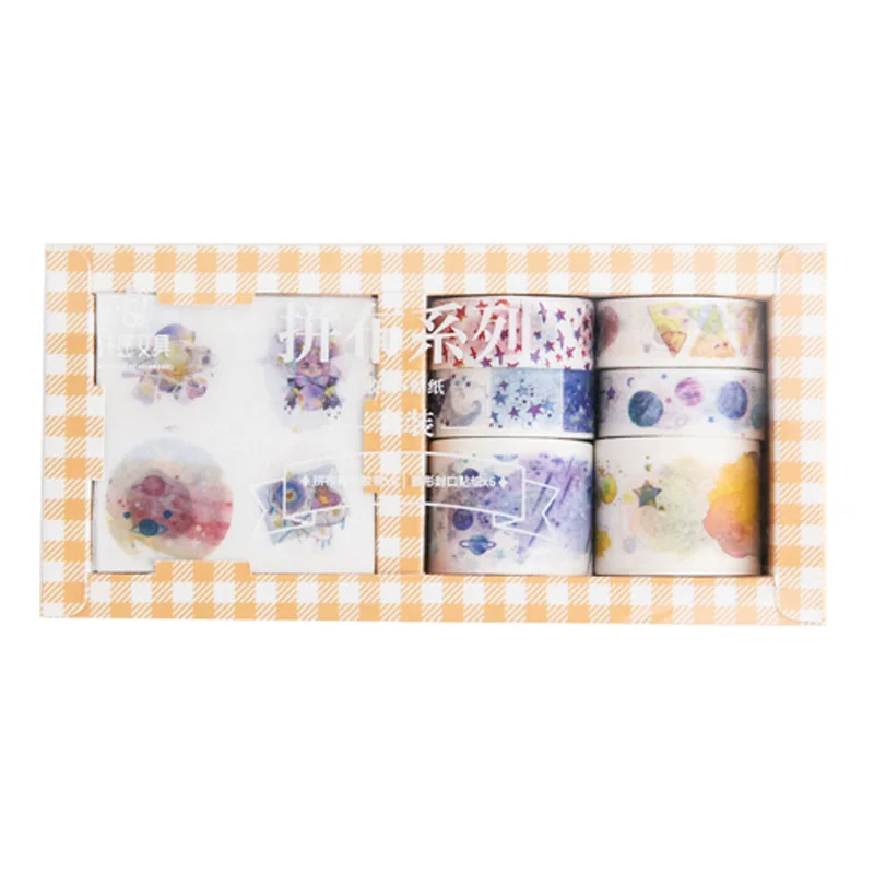 

10pcs/lot Washi Masking Tapes Patchwork series Decorative Adhesive Scrapbooking DIY Paper Japanese Stickers