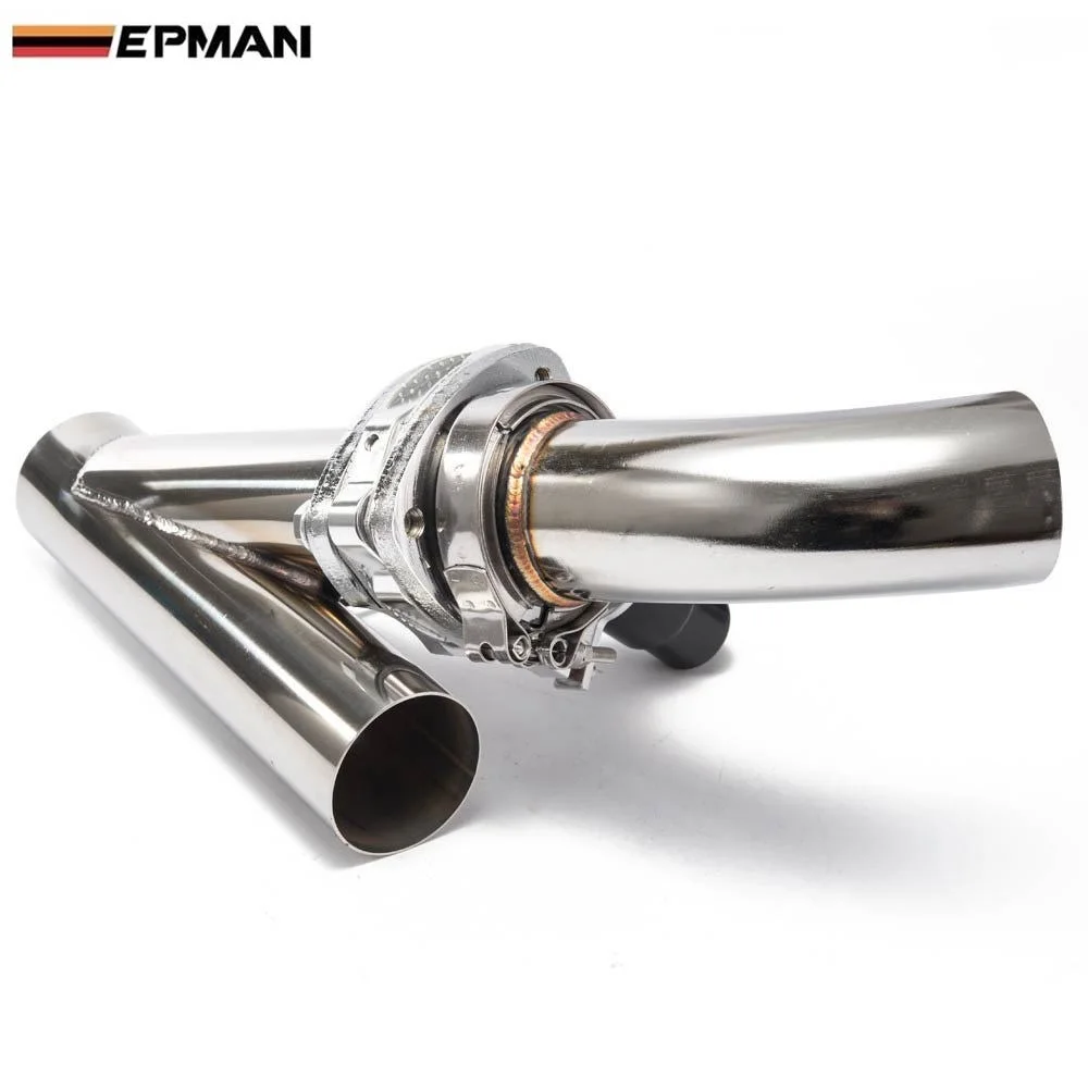 Выхлопная труба вырез на спине в форме буквы E комплект с выключателем клапанов и