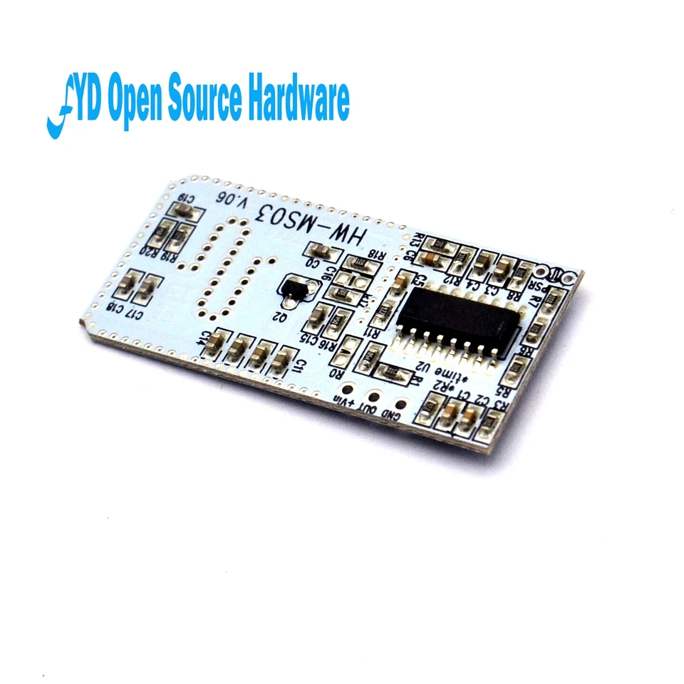 High Performance Motion Sensor Module Radar Motion Sensor HW-MS03 2.4GHz to 5.8GHz Microwave Radar Sensor Module for Arduino