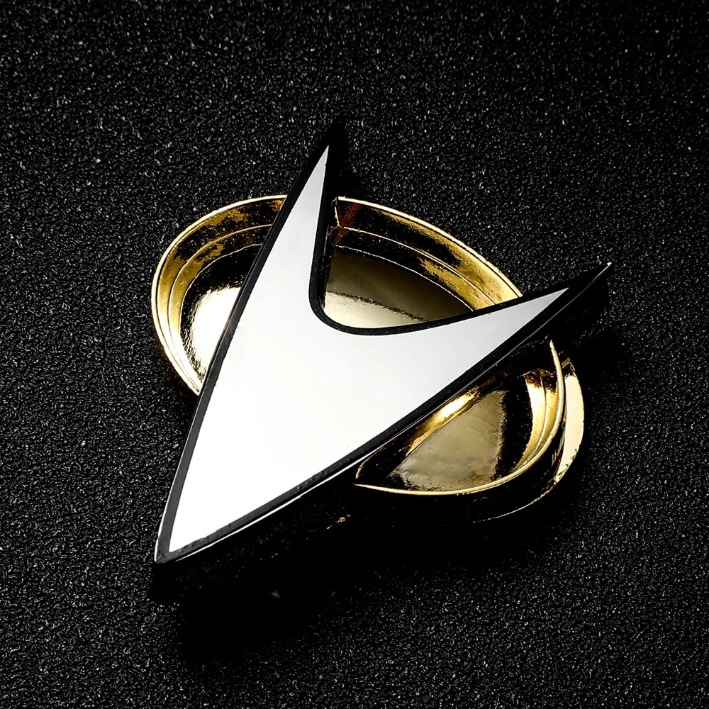 Звезда значок косплея TNG Звездный Флот предприятия значки Pin команда