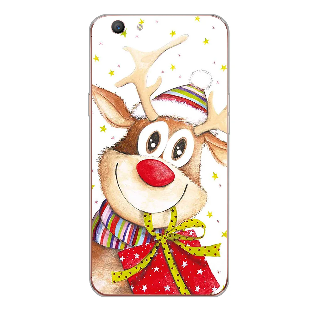 Ciciber чехол для телефона чехол для OPPO A83 A59 A57 A39 A37 A5 A7 AX7 A3S F1S F11 F5 Молодежный мягкий силиконовый рождественская ёлка