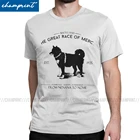 Классные большие гонки милости футболки для мужчин круглый вырез горловины 100% хлопковая футболка Tcogo Хаски Аляска сани собаки, с короткими рукавами, летние футболки, детская одежда