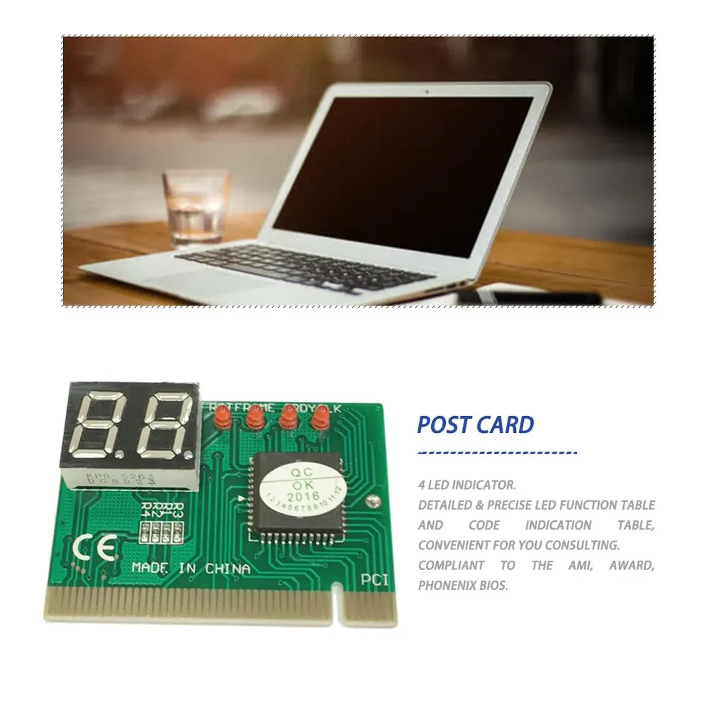 Диагностический тестер материнской платы 2 цифры pci-карта |