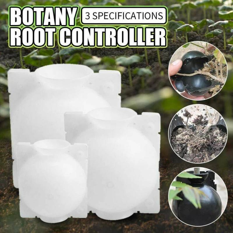 

5/8/12cm Plant Grafting Rooting Growing Box Rooting Ball seeding Case Flower pots Pouch Container Nursery Box Garden seeds Root