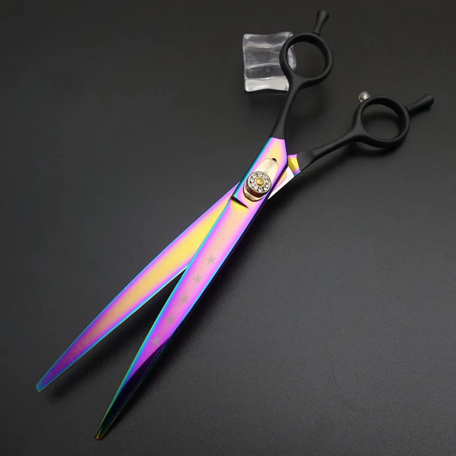 8 дюймов профессиональные ножницы для ухода за домашними животными, SMITH KING 8〞резка/прямые ножницы/филировщики/изогнутые ножницы 440C высокое качество решетки