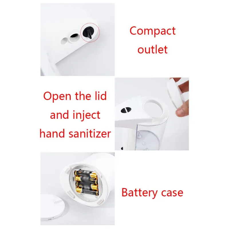 

Touchless Smart Infrared Sensor Automatic Liquid Soap Dispenser Bathroom Kitchen