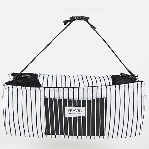 Коляска Органайзер полосатый коляска сумка Мама Пеленки сумки подстаканник