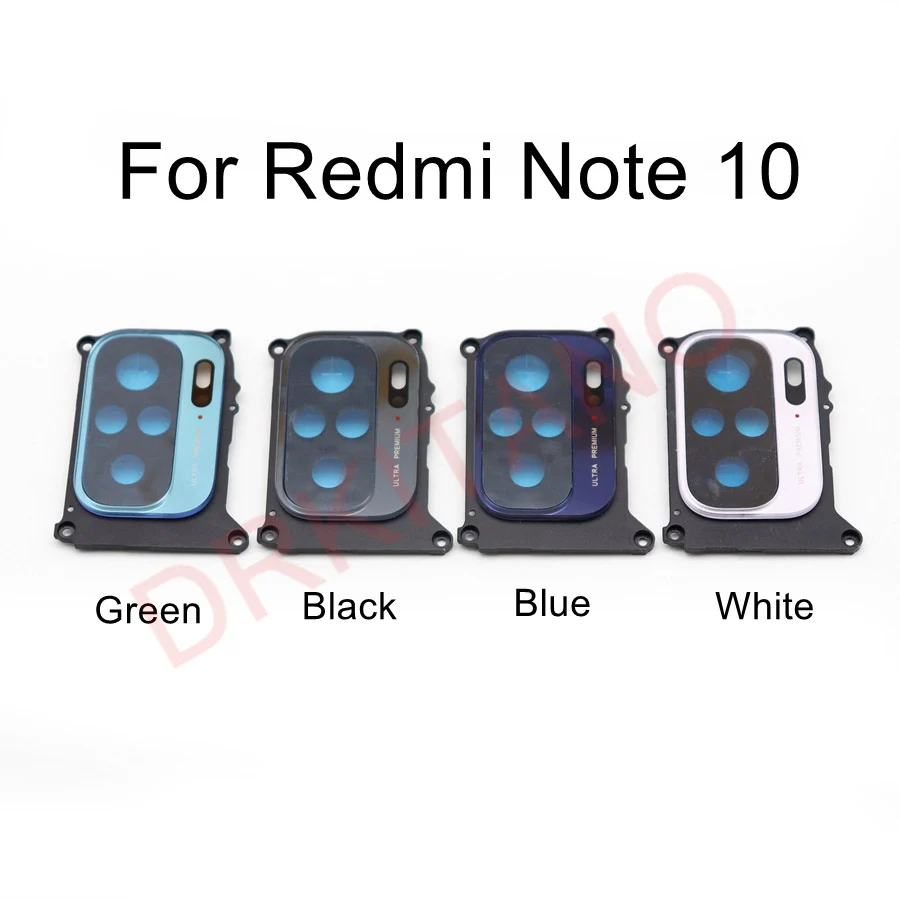 Rear Camera Glass Lens For Xiaomi Redmi Note 9 Pro/9S/10 5G Back With Frame Holder Note10 10 Pro Replace | Мобильные телефоны и