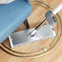 squeeze mop free hand washing flat pads lazy home large microfiber household cleaning wood tile floor mopping lightning offers