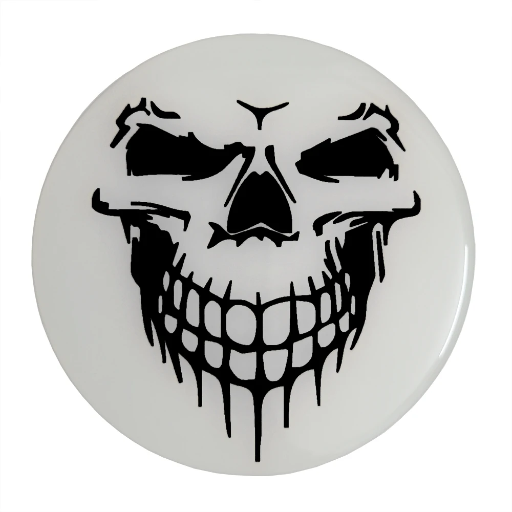 Автомобильная наклейка с мультяшным черепом дом украшение для мотоцикла