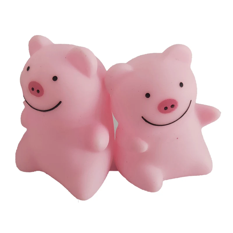 18 шт. забавные мягкие игрушки LANDZO Mochi со звуком животные фрукты для снятия стресса