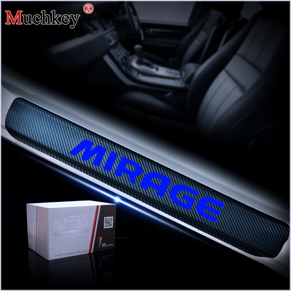 

Наклейка из углеродного волокна на порог автомобиля Mitsubishi MIRAGE