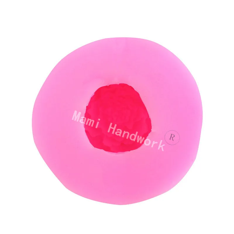 3D твердая силиконовая форма для капусты в виде Розы и торта мыла ручной работы