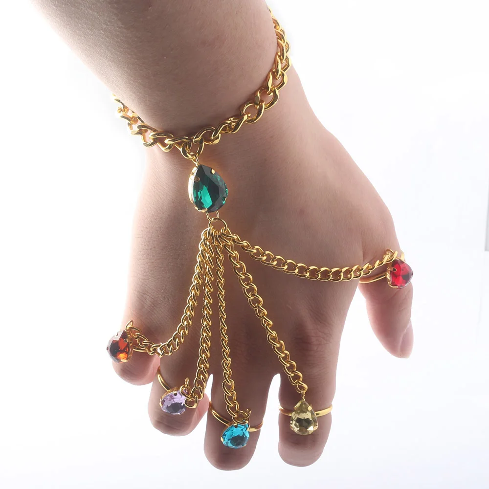 Мстители Бесконечность гаунтлет камень драгоценный костюм танос Шарм браслет