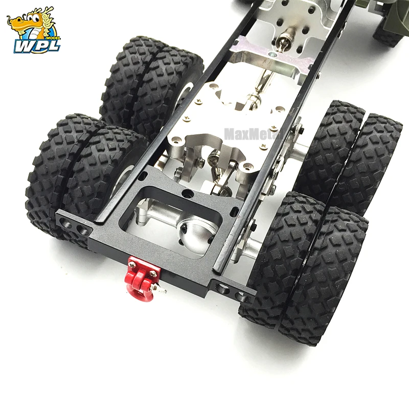 Metal Rear Bumper Can Be Installed with Reversing Light Steering Signal Climbing Off-road Remote Control for WPL RC Car | Игрушки и