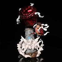anime one piece monkey d luffy gear fourth kong gun battle ver gk pvc action figure statue collection model toys doll gift 28cm