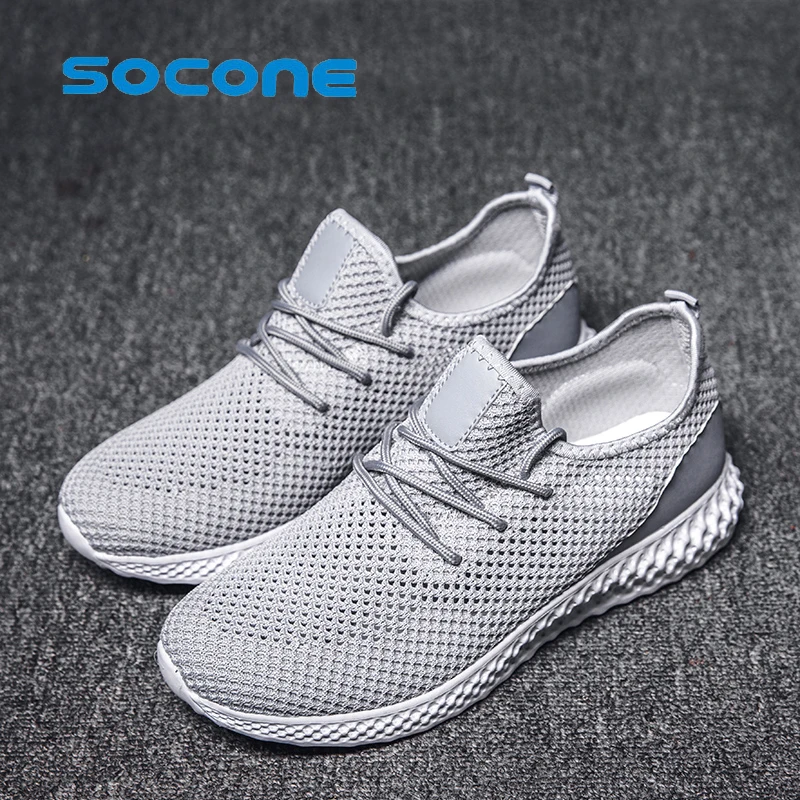 

Hot Sale Light Running Shoes Comfortable Casual Men's Sneaker Breathable Non-slip Wear-resistant Outdoor Walking Men Sport Shoes