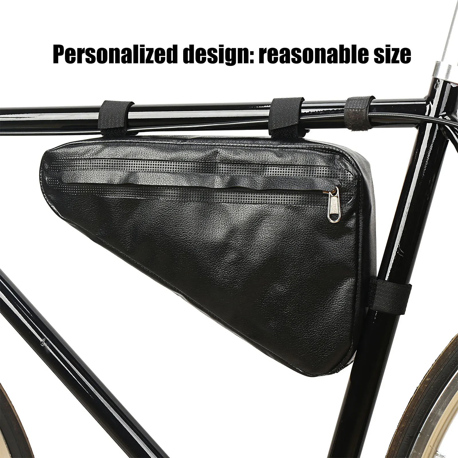 

2021 Bike Triangle Bag Waterproof 1.5L Nylon Bike Bag Durable Large Capacity Triangle Saddle For Bicycle Bike Mountain Bike