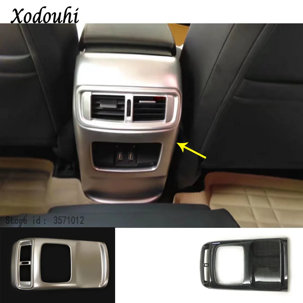 

Car Cover Trim Stick Frame Rear Back Air Conditioning Outlet Vent Armrest Handrail 1pcs For Honda CRV CR-V 2017 2018 2019 2020