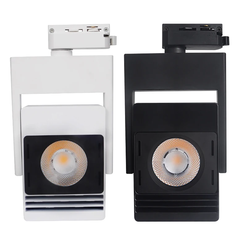 Светодиодный светильник дорожка для гостиной черный 2 провода рельсовый ing белый