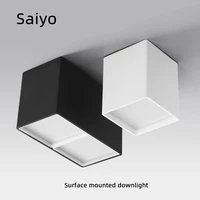 square surface mounted led downlights 7w 14w led ceiling lamp spot lights ac85 265v indoor lighting
