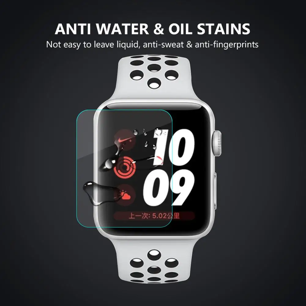 0,3 мм Защитная пленка для экрана из закаленного стекла для Apple Watch iWatch Series 1 Series2 Series3 38 мм 42 мм аксессуар
