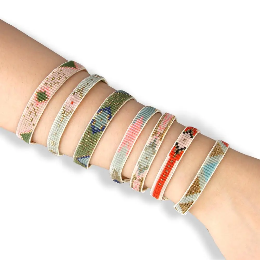 KELITCH Charm Bracelets Girls MIyuki Beaded Exquisite Friendship Bracelet New Crystal Bracelets
