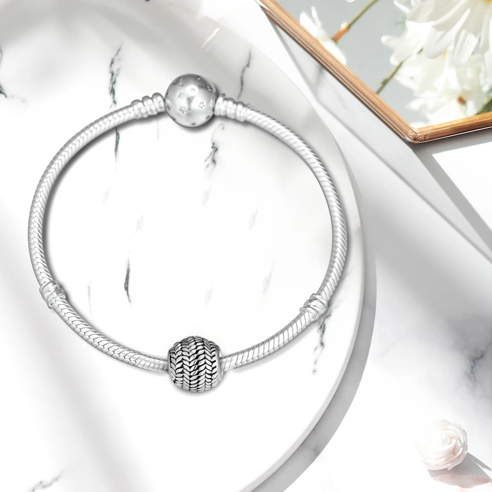 Подходит для браслетов Pandora с подвесками бусины из серебра 100% пробы|Бусины| |
