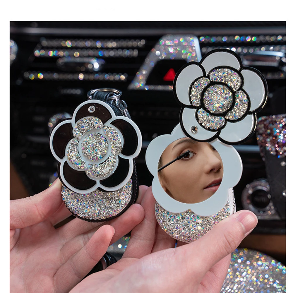 Универсальный блестящий чехол для автомобильных ключей из искусственной кожи на