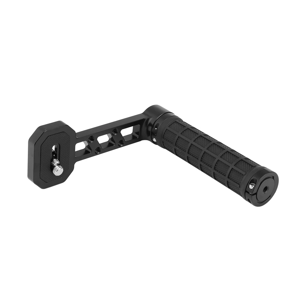 

CAMVATE Rubber L-Type Side Handgrip With 1/4"-20 Mounting Points For DJI Ronin-S / SC & Zhiyun Crane 2 / V2 Stabilizer Gimbals