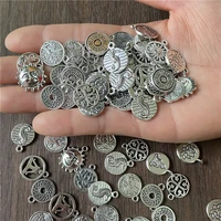 30pcs mixed batch of various hollow religious pattern tags diy handmade crafts bracelets necklace pendants