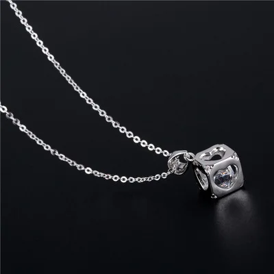 Женское Ожерелье с кулоном из циркония нержавеющей стали | Украшения и