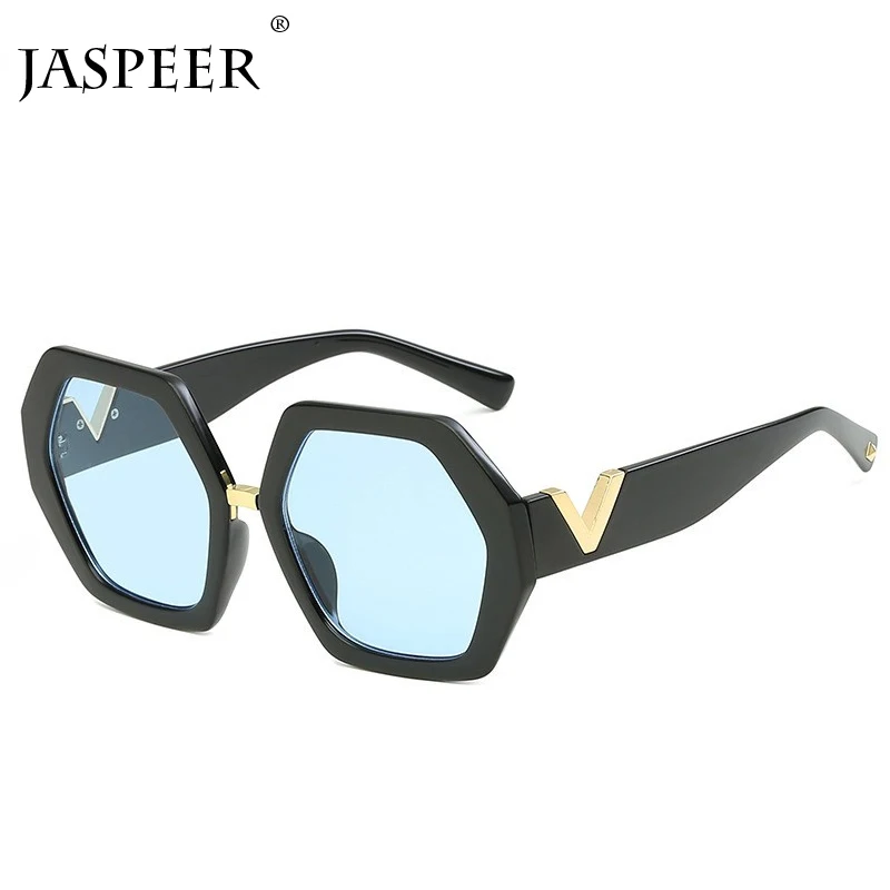 Модные многоугольные солнцезащитные очки для женщин новые роскошные брендовые
