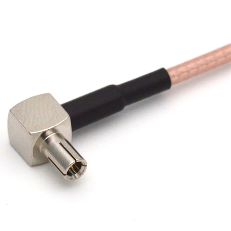 

100Pcs TS9 Male Right Angle to F Type Female Jack for RG316 Pigtail Cable