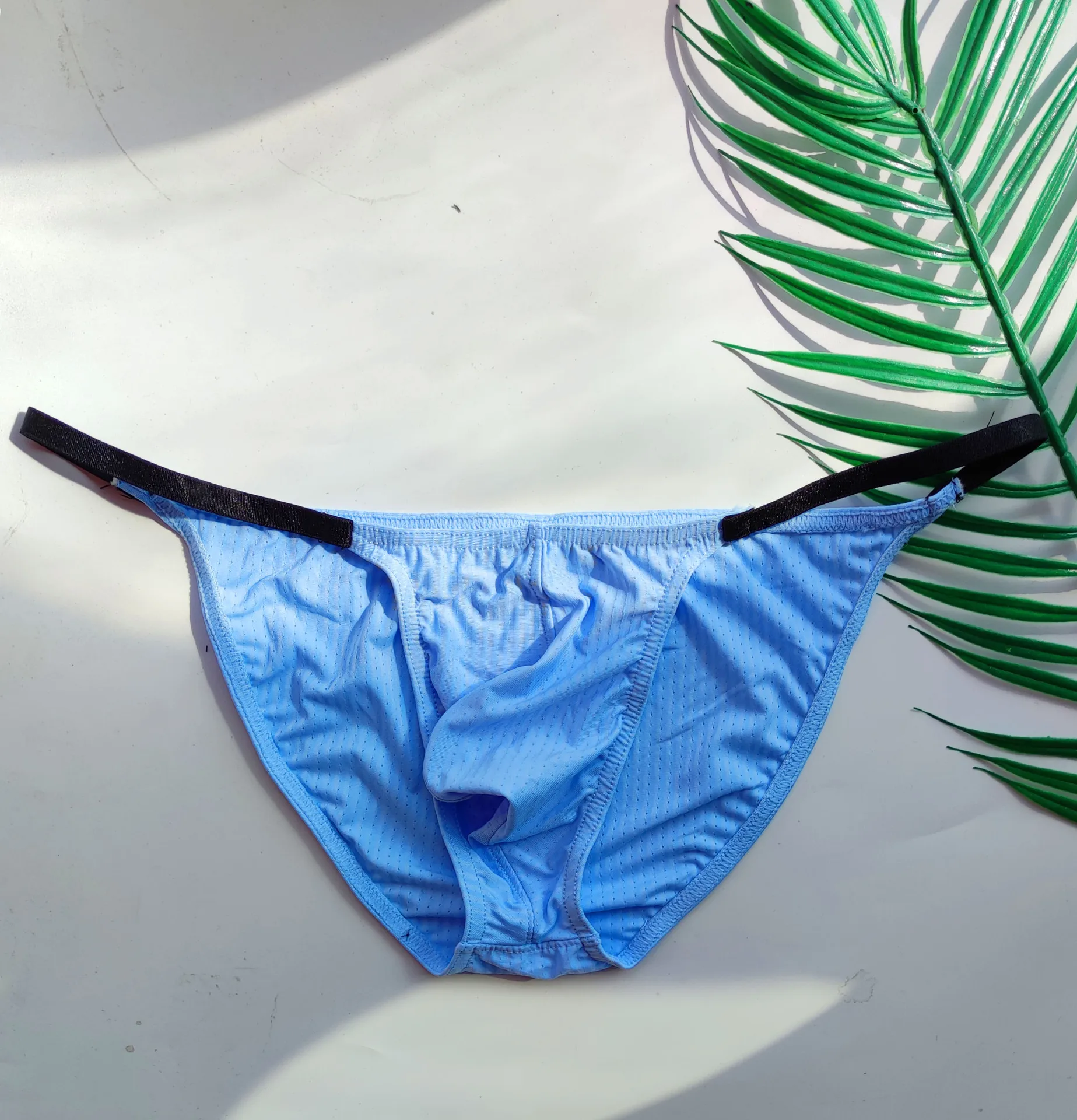 

2021 Брендовое сексуальное мужское нижнее белье, мужские трусы-брифы, мужское бикини, мужское нижнее белье в полоску