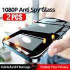 2 шт. Высокое качество полное покрытие конфиденциальность 9H закаленное стекло для iPhone 13 12 mini 11 Pro X XR XS MAX антишпионская защита экрана