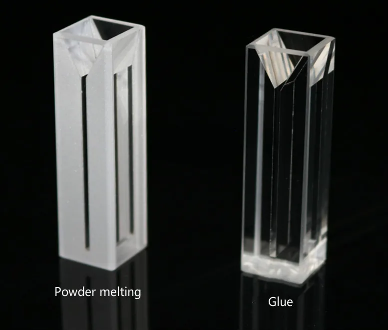 

Quartz Fluorescent Micro-white Cuvette Four-pass Light Oblique 10mm Optical Path