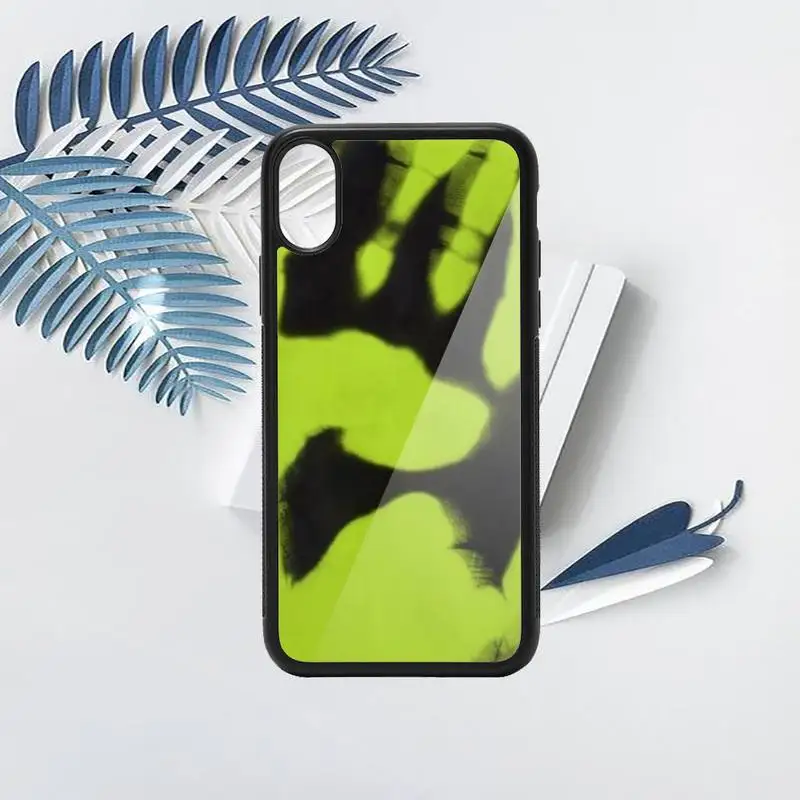 

Thermal Heat Induction pattern Phone Case PC for iPhone 11 12 pro XS MAX 8 7 6 6S Plus X 5S SE 2020 XR