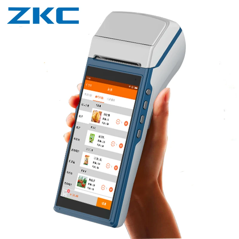 ZKC 5501 Android POS терминал портативный КПК Портативный сканер штрих-кода Bluetooth4.0 WIFI 3G Free