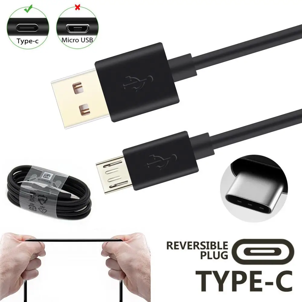 Кабель USB Type-C для Samsung S9 S8 быстрая зарядка стандартный зарядный провод C кабель Xiaomi