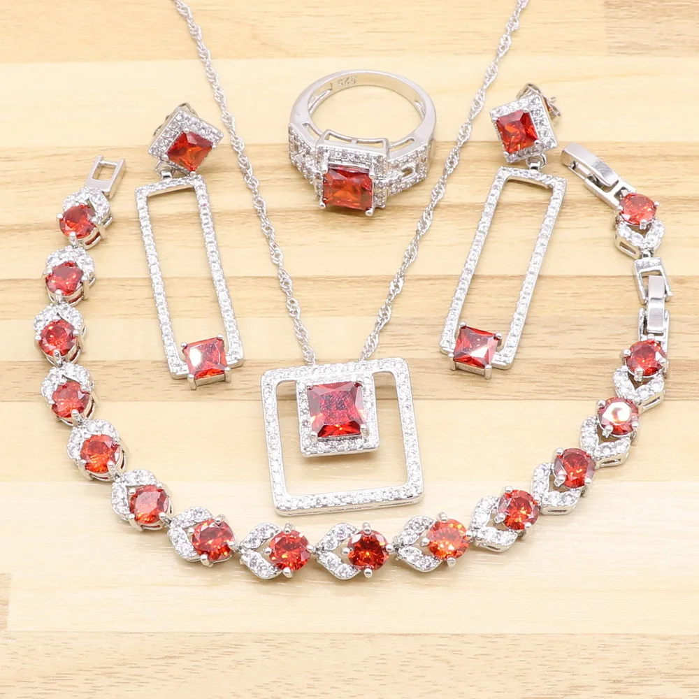 Женский Свадебный комплект из колье серёг и браслета|Ювелирные наборы| |