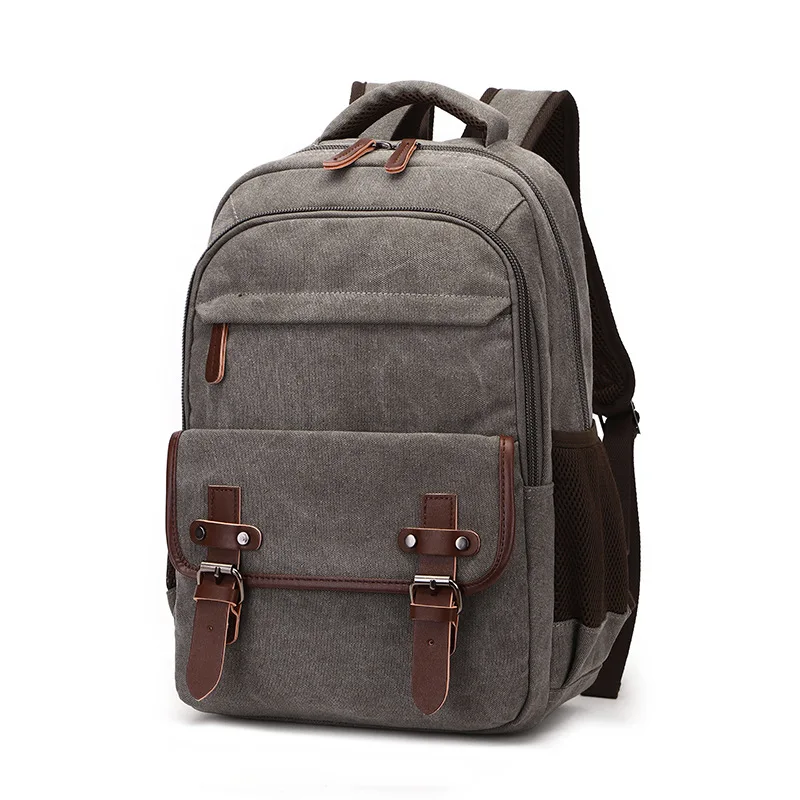 

Canvas Backpack multifunctional computer bag Unisex student bag