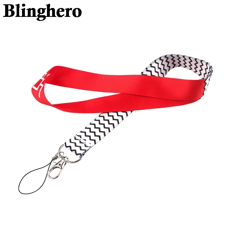 CA391 Твин Пикс ремешки крутой шейный ремень мобильный телефон КЛЮЧИ ID держатель