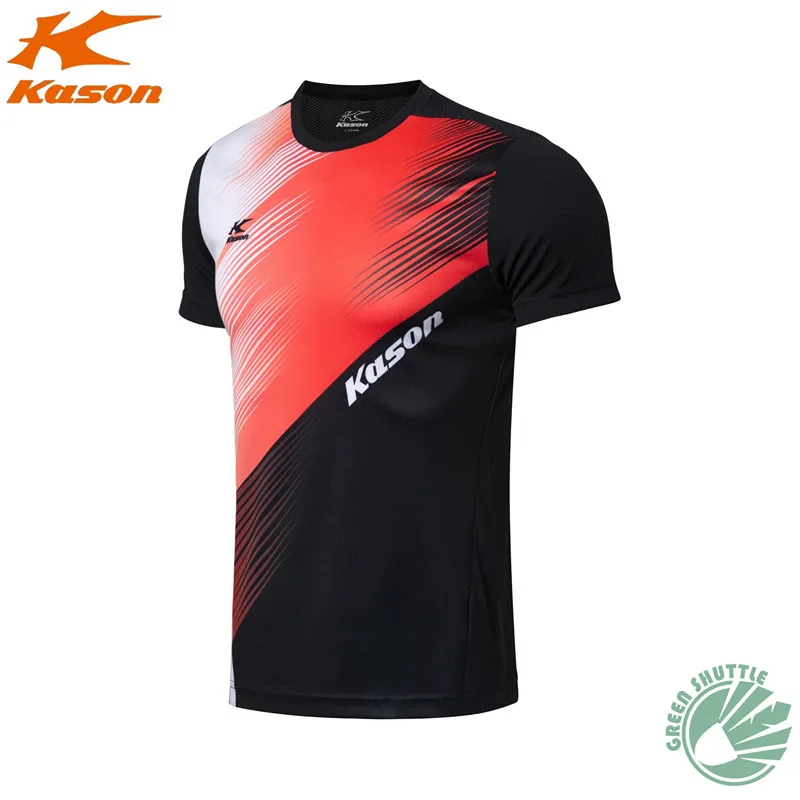 Новинка Спортивная быстросохнущая ткань Kason с короткими рукавами мужская